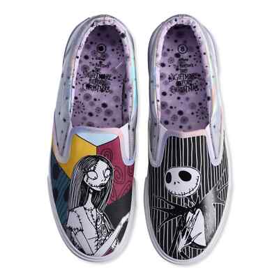 New Disney Nightmare Before Christmas Women's Low Top Slip-On