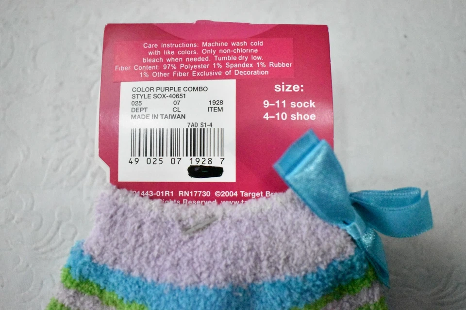 Calcetines al tobillo Xhilaration de lana a rayas para mujer nuevos  Foto 4 de 4