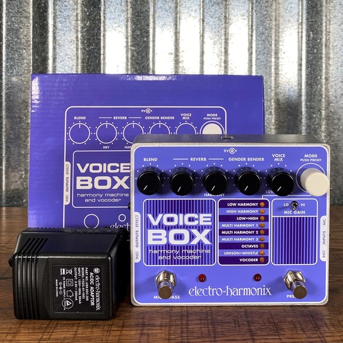 EHX Voice Box Vocal Harmony Machine / Vocoder Vocal & Guitar Effect