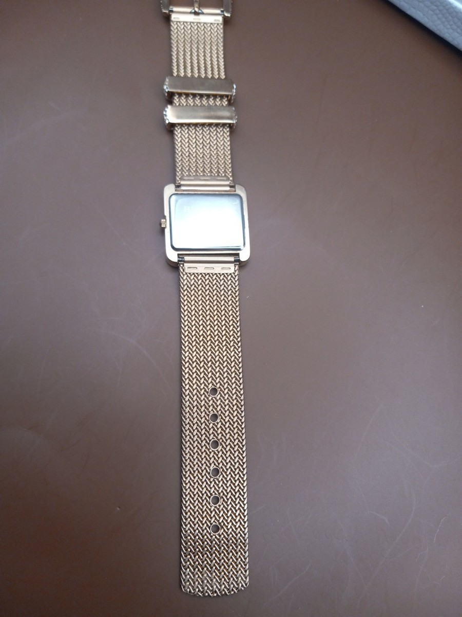Badgley Mischka Women's Swarovski Crystal's Rose Gold Tone Mesh Watch View 6