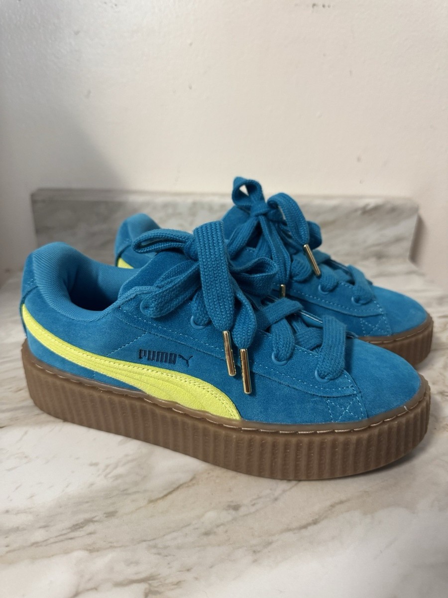 PUMA Women size 8 Rhianna Fenty x Creeper Phatty Speed Blue  display picture 3