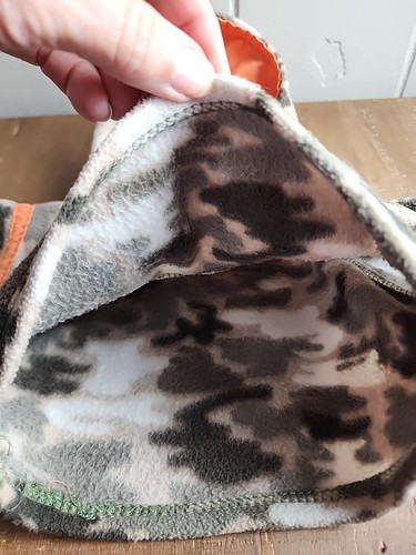 Build a Bear Workshop camouflage Hoodie BAB Orange Pullover 3+ - Picture 4 of 7