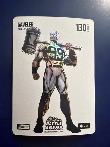 GAVELER (Aaron Judge) Bo Jackson Battle Arena Blizzard Battlefoil 120 Power