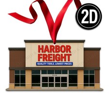 Harbor Freight Acrylic Christmas Ornament Tool Hardware Store Workshop Gift 005