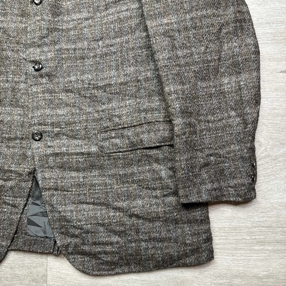 Vintage Workers Of America Handwoven Harris Tweed Country Blazer Size 44” * - Image 4 of 4