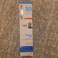 UltraSun Transparent Sun Protection | Sports Spray SPF30 | 150ml