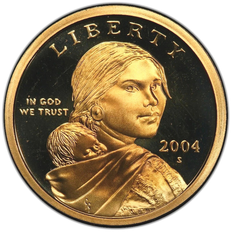 2004 S Proof Sacagawea Dollar $1 Coin from Proof Set #1936