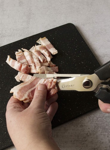 Forbici da Cucina: Forbici da Cucina Utilitarie in Acciaio Inox Resistente per Pollame... - Foto 7 di 9