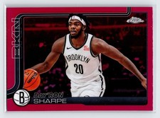 2025-26 Topps Chrome #74 Day'Ron Sharpe Magenta Refractor #/399