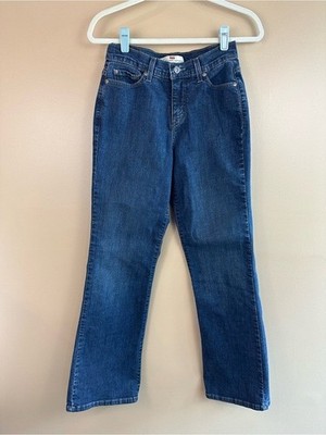 Levi s 512 Perfectly Slimming Bootcut Jeans Women s 6M Dark Wash Stretch Casual