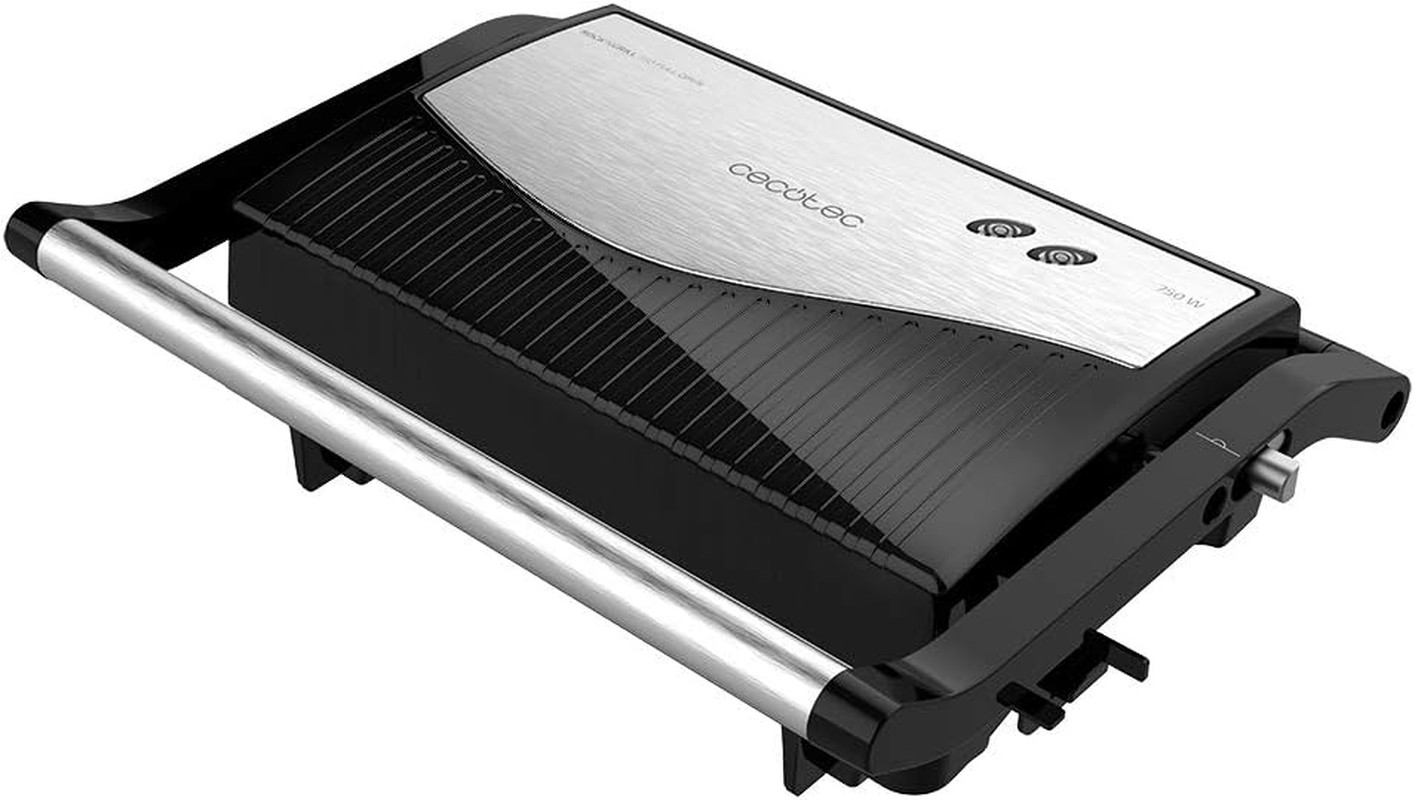Grill Elettrico Cecotec Rock'Ngrill 1500W - Piastre Antiaderenti RockStone