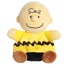 Aurora Peanuts Palm Pals Charlie Brown Plush Stuffed Animal Toy 5" 40472