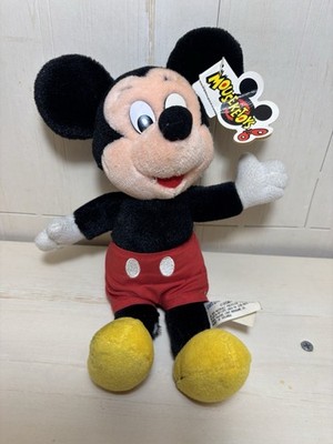 Vintage Mickey Mouse Plush 10'' Disney Parks Stuffed Animal Tags Mouseke Toys