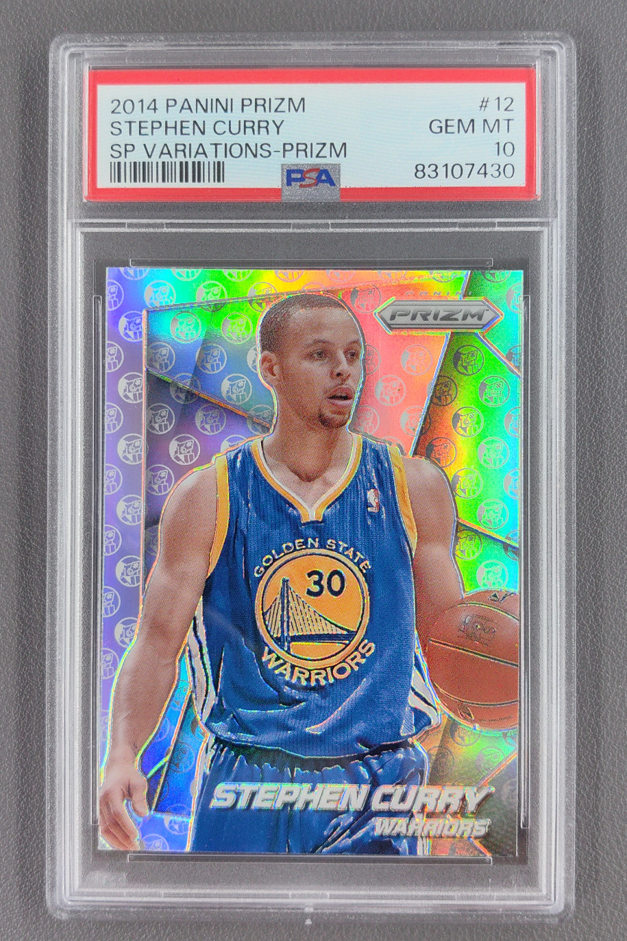 2014-15 Panini Prizm Stephen Curry SP Variations Prizm PSA 10 Gem Mint