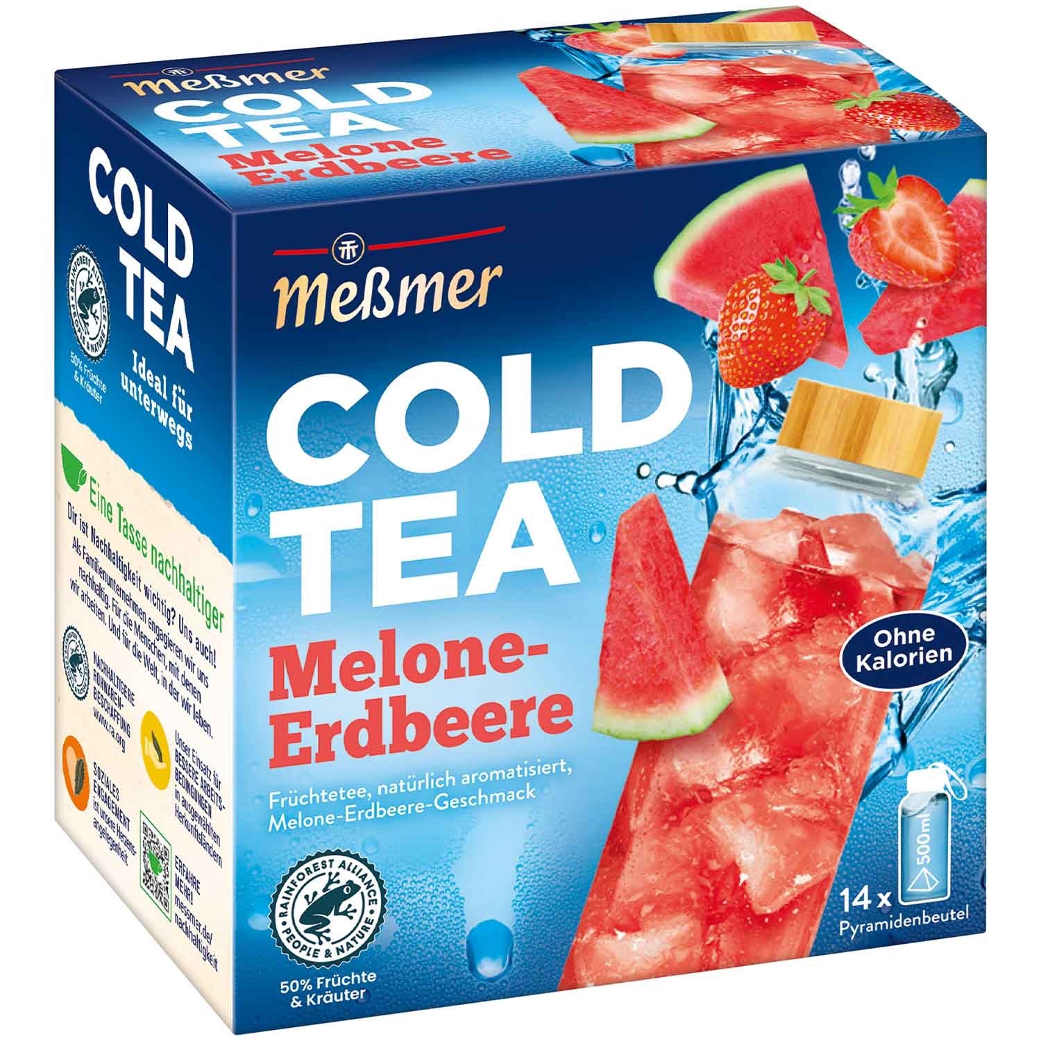 Холодный чай Messmer КЛУБНИЧНО-АРБУЗНЫЙ со льдом 1 коробкаЧай 14 шт 2090₽