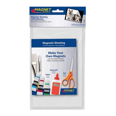 Magnet Source 8in. L X 5in. W Black Ferrite Polymer Resin Magnetic Sheet