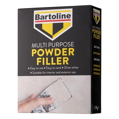 Bartoline Multi Purpose Powder Filler 1.5kg - Strong & Smooth Finish for Plaster