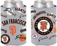 San Francisco Giants 2-Pack Can Flashback Design Beverage Insulator Neoprene...