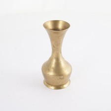 Messing Vase Vintage ca. 13,5 cm H 60er Jahre Mid Century