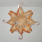 Vintage Italian Murano HandBlown Art Glass Bowl Starfish Butterfly *Read* MCM