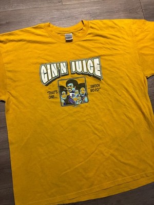 Vintage Afro Gin'N Juice Smoov Mofo T Shirt 2XL Neo Soul Funk Drink Funny Y2K
