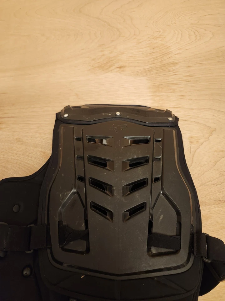 Fox Racing Youth Proframe LC defletor de poleiro CE placa protetora de peito MX - Imagem 4 de 4