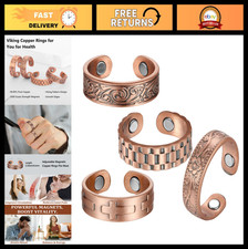Magnetic Copper Rings for Men  Women, Stylish Jewelry Gift for Wellness