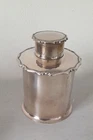 Silver Plated Tea Caddy By Atkin Brothers Sheffield Antique Victorian C1890