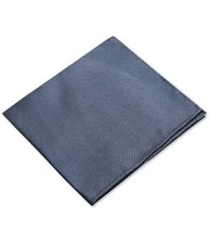 Ryan Seacrest Mens Textured Silk Pocket Square, Blue, One Size
