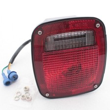Grote 52812 Red Lh Stop Tail Turn Light 3-stud W Side Marker Molded Pigtail