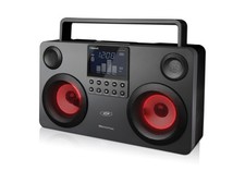 SDigital Ghettoblaster Boombox tragbare Stereoanlage Bluetooth USB SD Display