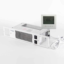 Diamond 1.9kw Electric Kitchen Plinth Heater with Room Thermostat & Timer - Whi
