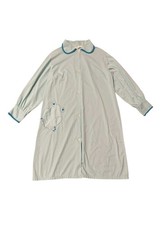 Vintage 1960s Nylon Frog Appliqu  Nightgown Smock Pajama Dress M/L