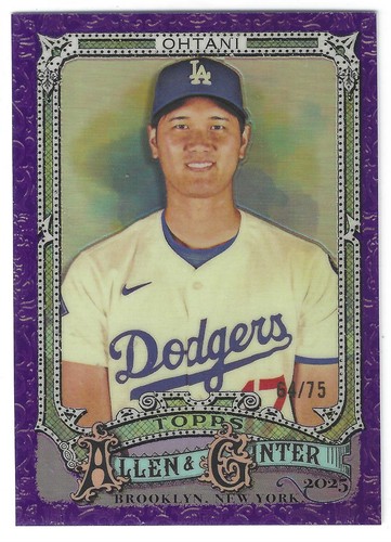 2025 Topps Allen and Ginter #132 Shohei Ohtani Dodgers
