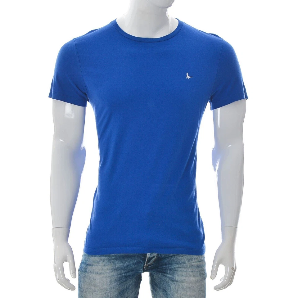 Jack Wills pour homme col rond T-shirt top manches courtes bleu petite taille S - Photo 1/4