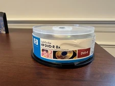 HP Lightscribe 8x 4.7 GB 120 Min DVD-R Discs 25 Pack (2 missing) LDM00031X