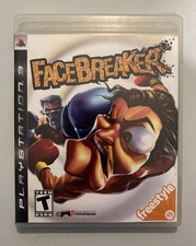 FaceBreaker (Sony Playstation 3, 2008) - CIB - Tested & Working