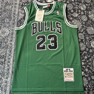 MITCHELL and NESS JORDAN jersey 23 nostalgia green size large NBA