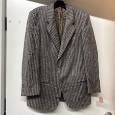 VINTAGE TWEED BLAZER CHRISTIAN DIOR BEAUTIFUL CONDITION 20" PIT TO PIT BROWN