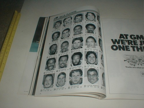 Oct 7 1979 Chicago Bears vs Buffalo Bills Ticket Stub Program Walter Payton Lot - Picture 13 of 22