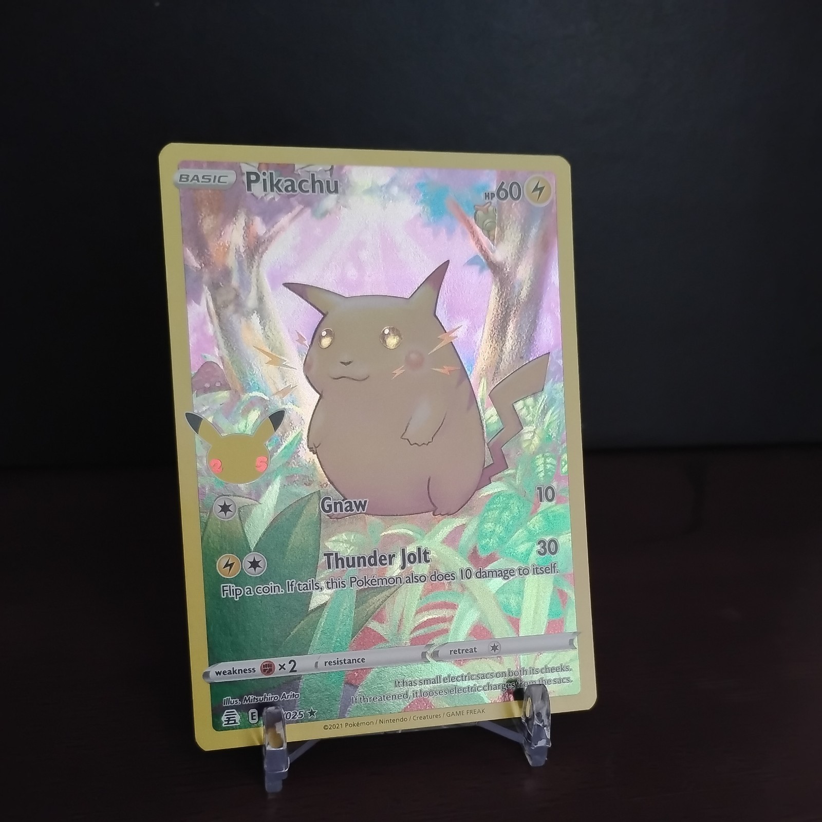 Pokémon Pikachu TCG Celebrations Card 5/25 NM Condition