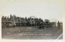 WWI US Army 5th Infantry & Artillery Football Team 2 RPPC Photo Postcard COPY