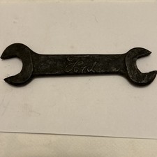 Vintage Ford Wrench Early Model T Open End Script Car Wrench