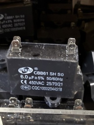 Senju CBB61 SH So Kondensator Motor Run Kondensator 6,0μF 450V AC
