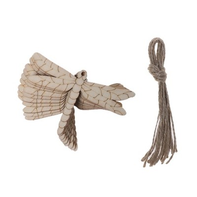10PCS Dragonfly Easter Wooden Cute Pendant Wall Door Home Party Hanging Ornament