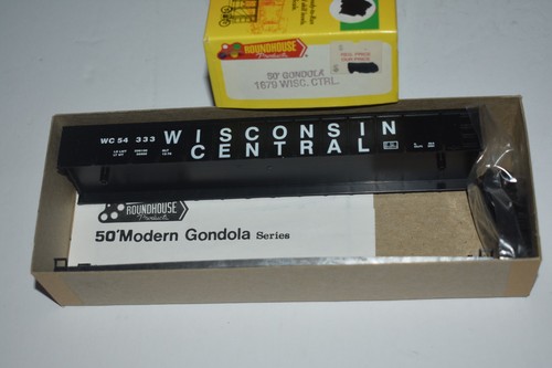 Góndola escala HO Roundhouse Wisconsin Central 50' 54333 C54048 | Zustand: Used