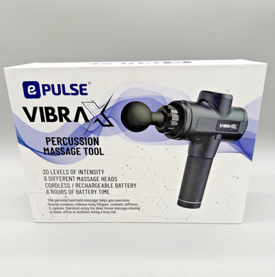 ePulse VIBRA X Percussion Massage Tool Professional Top Of The Line Model 387901