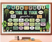 Motivational Bulletin Board Set for Classroom and Office Decor