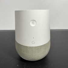 Google Home Smart Speaker White/Gray Cylinder Plastic Design NO Power Adapter