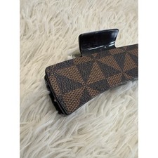 Fashion very sturdy large Brown and black geometric pattern hair claw clip